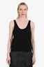 Almada Black Satin 'Romy' Tank Top Size S