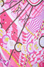 Hermès Pink Le Labo Printed Silk Triangle Scarf