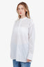 Toteme White Cotton Long Sleeve Button Up Shirt Size 38