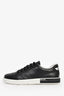 Prada Black/White Leather Downtown Sneakers Size 36