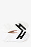 Hermès Pink/White Leather Bouncing Sneakers Size 38