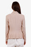 Rick Owens Pink Wool Double Breasted Blazer Size 10