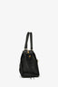 Celine Black Leather Medium Ring Bag