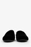 Saint Laurent Black Velvet Loafers Size 41 Men's