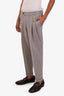 Hugo Boss Grey Wool Straight Leg Pants Size 32 Mens