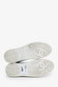 Pre-loved Chanel™ Silver Metallic Leather High Top CC Sneakers Size 39