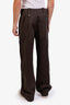 Burberry Brown Cotton Straight Leg Jeans Size M Mens