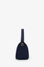 EÉRA Blue Denim Baguette Shoulder Bag