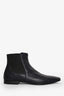 Dolce & Gabbana Navy Blue Deerskin Ankle Boots Size 44 Mens