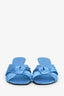 The Row Blue Stain Soft Knot Mules Size 38