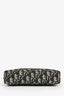 Christian Dior Navy Blue Oblique Jacquard Safari Bag with Strap
