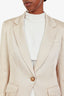 Veronica Beard Champagne Single Breasted Dickey Blazer Size 0