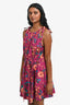 Ulla Johnson Purple Multicolour Brienne Mini Dress Size 4