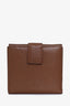 Saint Laurent Vintage Brown Leather Y Ligne Tri-Fold Wallet