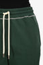 JW Anderson Green Cotton Sweatpant Joggers Size L