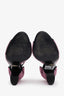Prada Pink Crystal Embellished Heeled Sandals Size 38.5