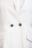 Givenchy White Sleeveless Blazer Size 44