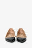 Valentino Black Patent Leather Rockstud Flats Size 35.5