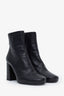 Prada Black Round Toe Heeled Ankle Boots Size 39