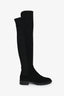 Stuart Weitzman Black Suede 5050 Knee High Boots Size 35.5