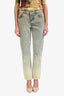 Off-White Acid Wash Denim Slim Jeans Size 28