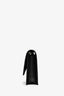 Prada Black Saffiano Leather Card Holder with Shoulder Strap
