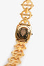 Gucci Gold Tone Stainless Steel 6400 Series 22 MM Quartz Mother of Pearl Dial Watch