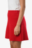 Lisa Yang Red Cashmere Clare Mini Skirt Size 1