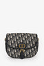 Christian Dior Blue Oblique Medium Bobby Bag