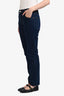 Gucci Dark Denim Web Slim Fit Jeans Size 32
