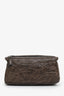 Givenchy Brown Crinkled Leather Mini Pandora Crossbody