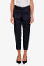 Thom Browne Black Wool Stripe Detail Trousers Size 1