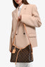Louis Vuitton Brown LV Monogrammed Canvas CarryAll PM Shoulder Bag