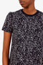 Hermès Black Cotton Logo T-Shirt Size 36