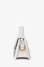 Jacquemus White Leather Le Petit Bambino Crossbody