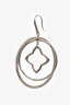 David Yurman Sterling Silver Quatrefoil Drop Earrings