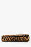 Saint Laurent Leopard Print Canvas Wallet on Chain