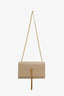 Saint Laurent Beige Leather Medium Kate Tassel Bag on Chain