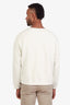 Gucci x North Face Cream Cotton Graphic Crewneck Sweater Size L Men's