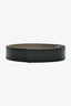 Hermès 2012 Black/Etoupe Leather Reversible 32mm Belt Strap Size 95 (No Buckle)
