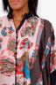 Sacai 21SS Multicolour Silk Archive Print Mix Shirt Size 1