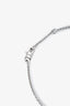 Hermès 18K White Gold Diamond Set Amulette Constance Necklace