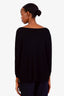 Sandro Black Cotton Half Sleeve Shirt Size 1