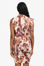 Isabel Marant Etoile Off-White and Tan Bernice Mini Dress Size XS
