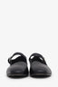 The Row Black Leather 'Ava' Ballerina Shoes Size 38