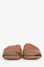 Stuart Weitzman Beige Leather Block Heel Sandals Size 7