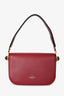 Valentino Red Leather Shoulder Bag with Convertible Strap
