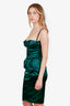 Dolce & Gabbana Green Bustier Strapless Mini Dress Size 40