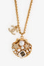 Pre-loved Chanel™ 2025 Cruise Gold Tone Seashell Faux Pearl Necklace