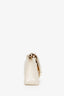 Pre-loved Chanel™ 2004-2005 White Lambskin Medium Classic Refurbished Double Flap